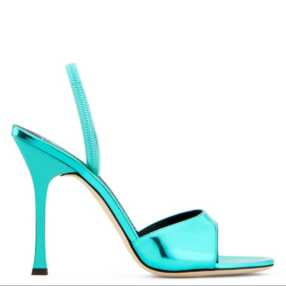 giuseppe zanotti NIB aqua ‘Red Carpet’ sandals - Picture 2 of 11